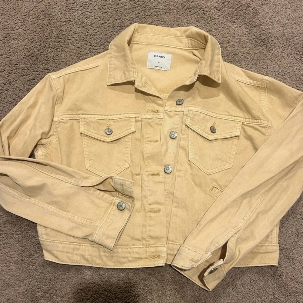Old Navy Light Tan Jean Jacket